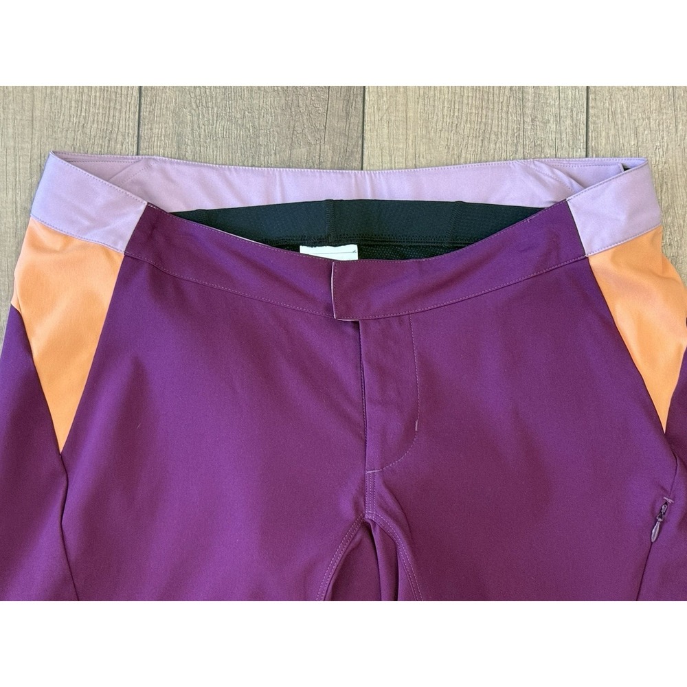 NWT Pearl Izumi Canyon Cycling Shorts Women's L Purple 8.5" Inseam Padded Liner - Picture 3 of 16